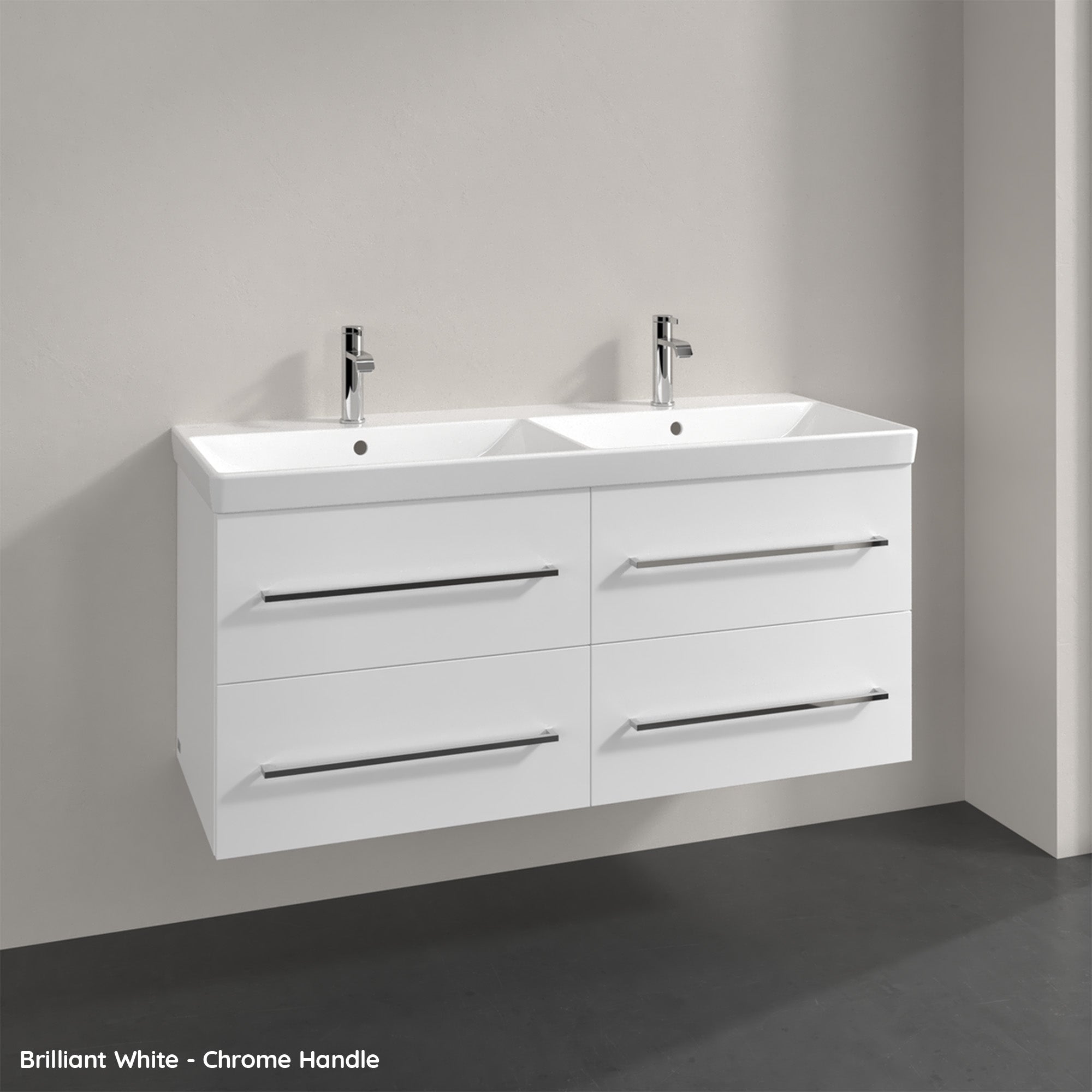 Villeroy & Boch Avento Vanity Unit, 4 Drawers - 1180 x 514 x 452 mm