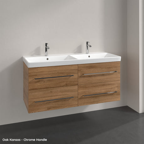 Villeroy & Boch Avento Vanity Unit, 4 Drawers - 1180 x 514 x 452 mm