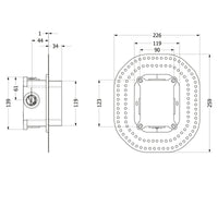 Villeroy & Boch Universal Taps & Fittings Vi-Box Concealed Thermostat Installation Unit for Single Lever Mixer