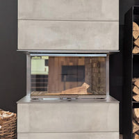 Rais Visio 3 Peninsular Wood Burning Stove With Complete Elements Kit - Ex Display