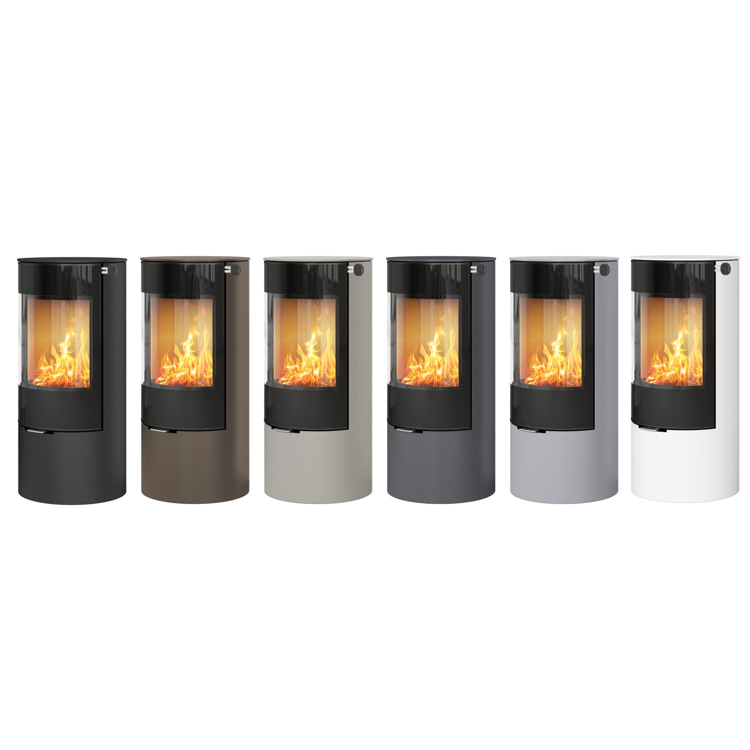 Rais Viva L 100 Classic Wood Burning Stove - Full Glass Door