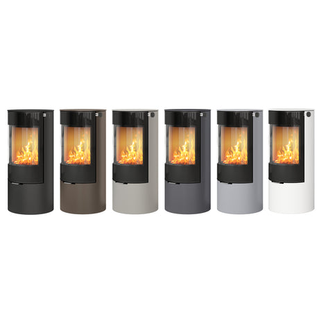 Rais Viva L 100 Classic Wood Burning Stove - Full Glass Door