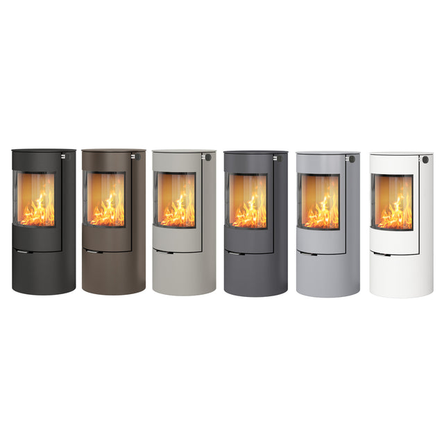 Rais Viva L 100 Classic Wood Burning Stove - Steel Framed Door