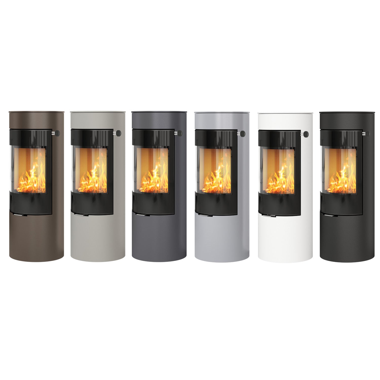 Rais Viva L 120 Classic Wood Burning Stove - Full Glass Door