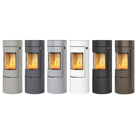 Rais Viva L 120 Classic Wood Burning Stove - Steel Framed Door
