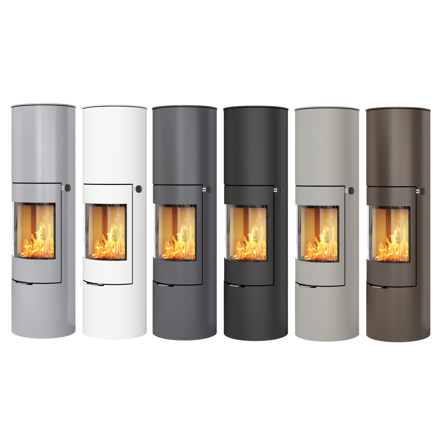Rais Viva L 160 Classic Wood Burning Stove - Steel Framed Door