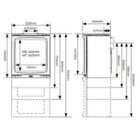 Stovax Vogue Medium Wood Burning Stove - EcoDesign Ready