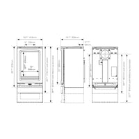 Stovax Vogue Midi T Multi Fuel Stove With Midline Base - EcoDesign Ready