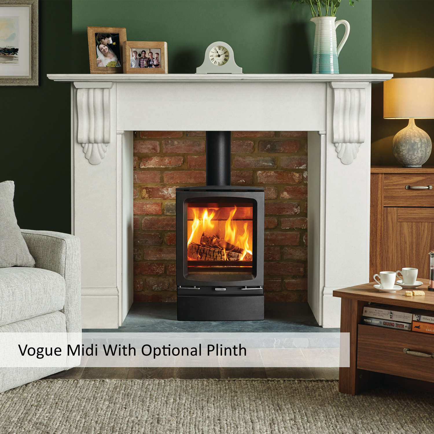 Stovax Vogue Midi Wood Burning Stove - EcoDesign Ready