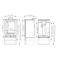 Stovax Vogue Small T Multi Fuel Stove - EcoDesign Ready