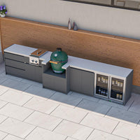 Whistler Fairford Double Door Fridge - Grey