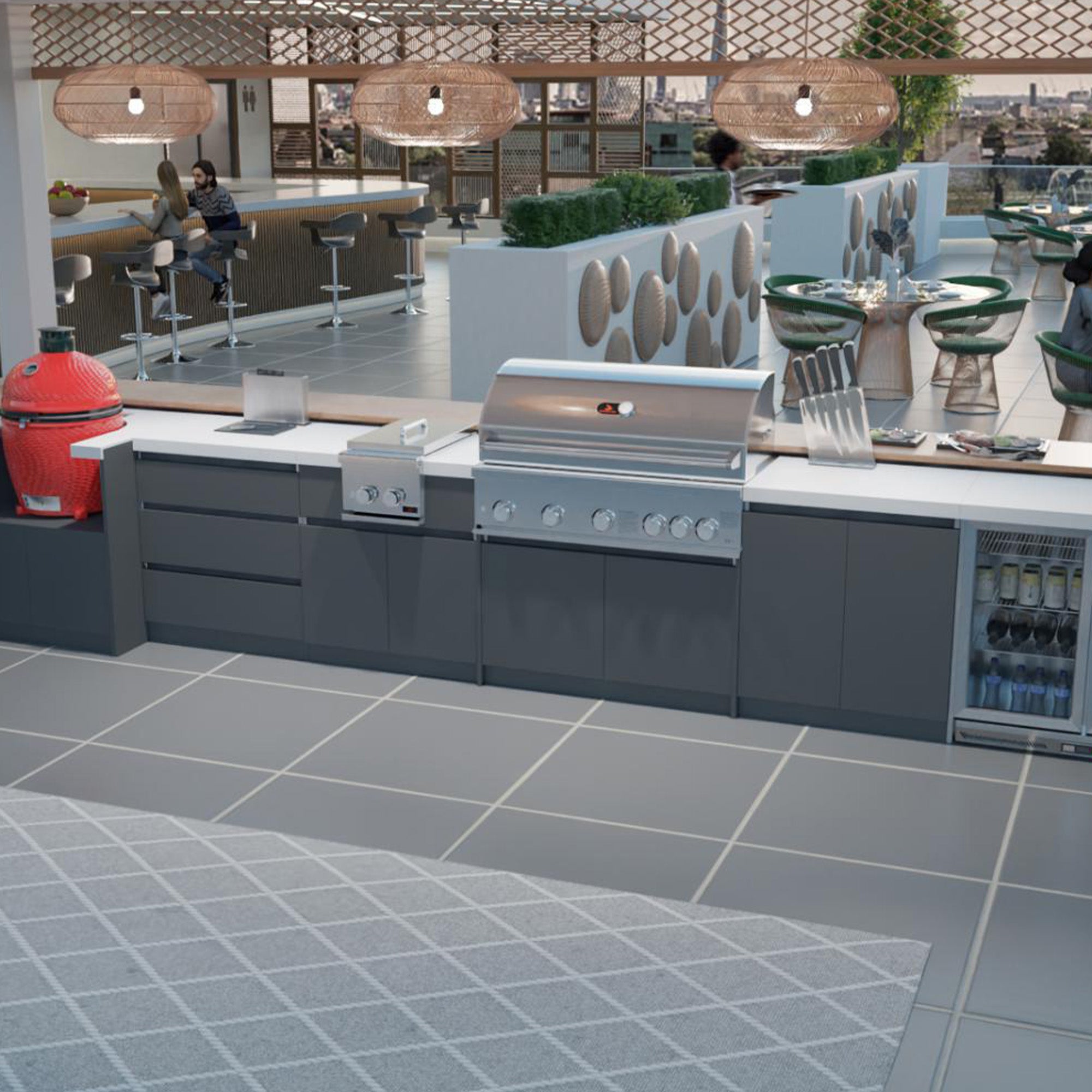 Whistler Fairford Gas Bottle Unit - Grey