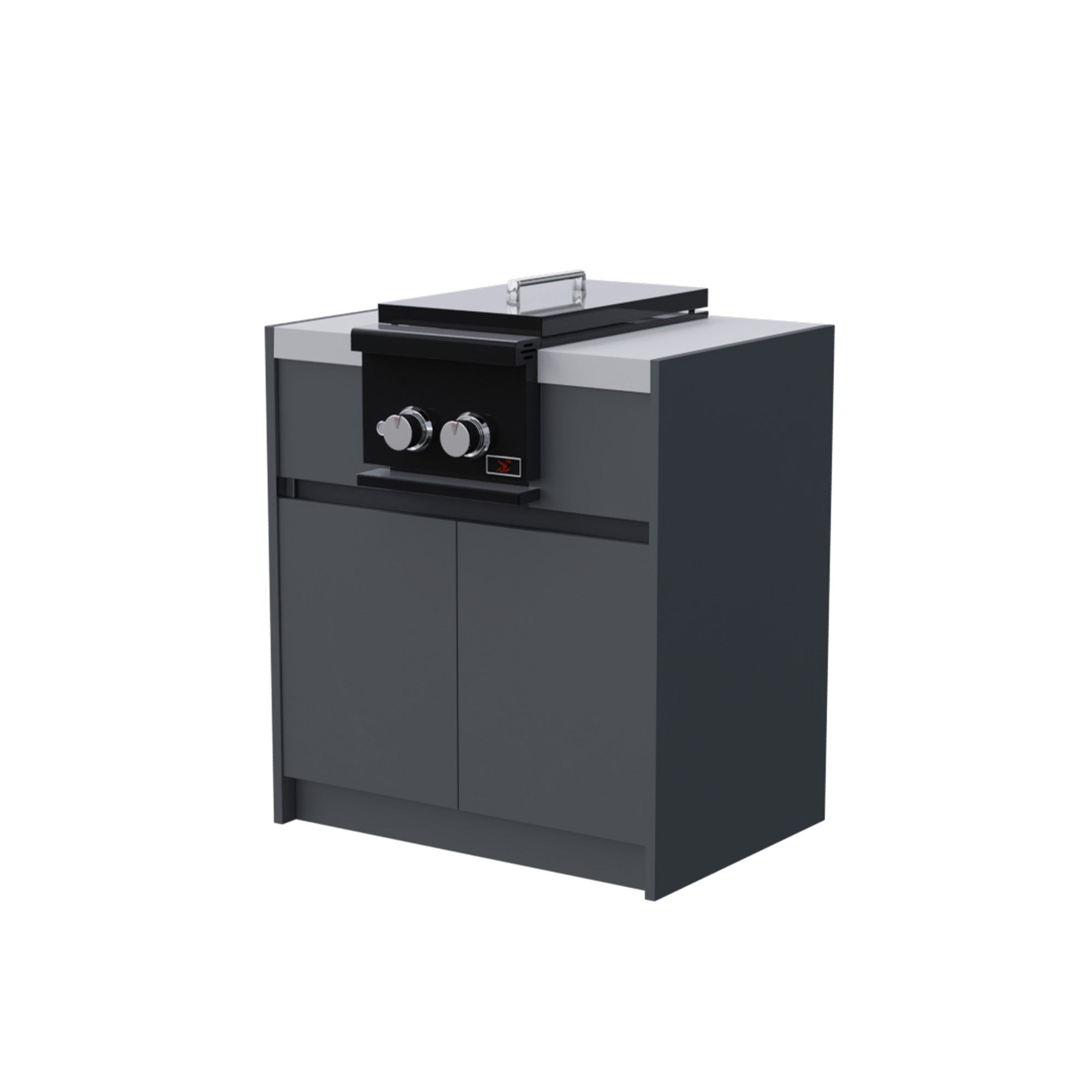 Whistler Fairford Side Burner Unit - Grey