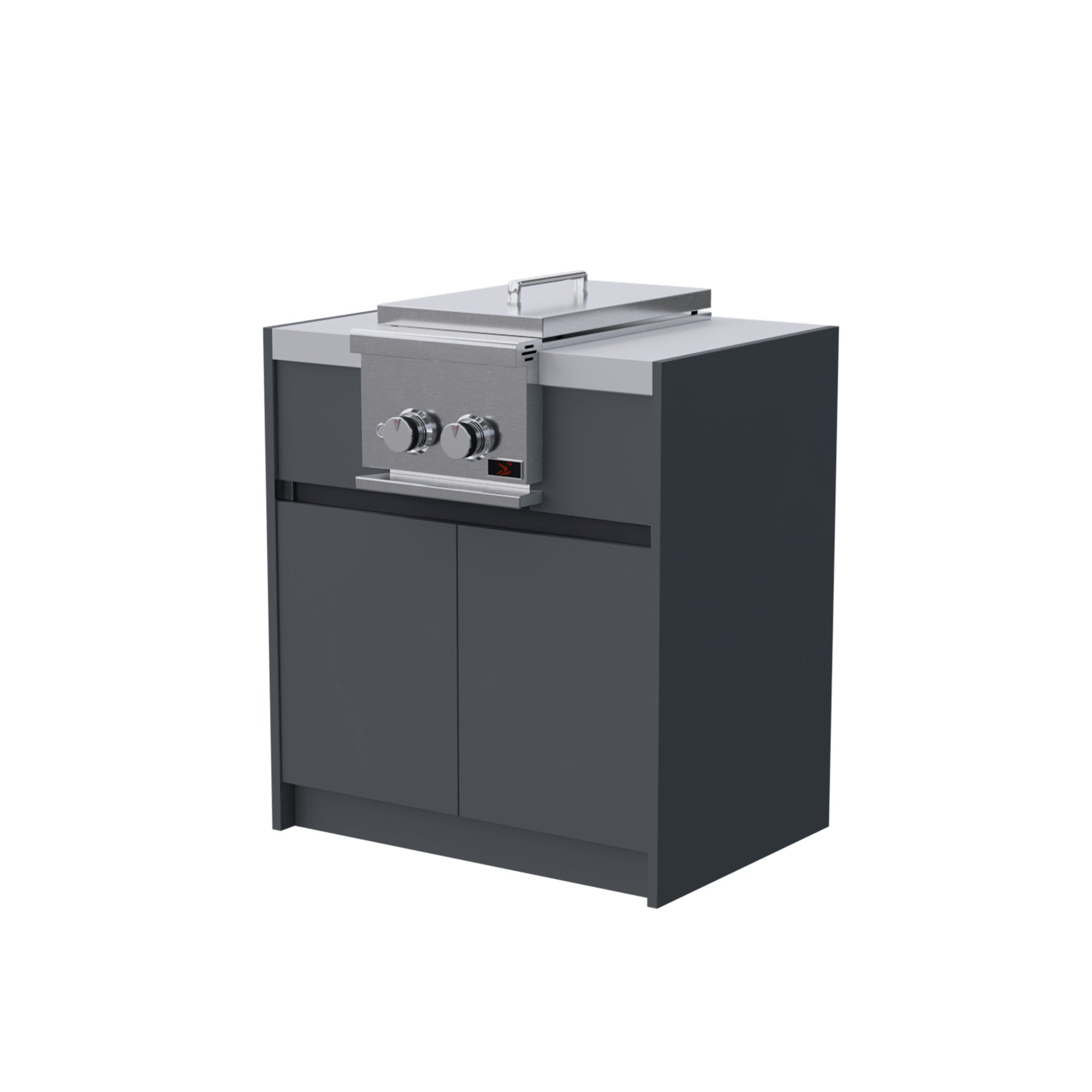 Whistler Fairford Side Burner Unit - Grey