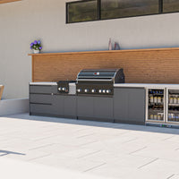 Whistler Fairford Side Burner Unit - Grey