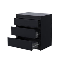 Whistler Fairford Triple Drawer Unit - Black