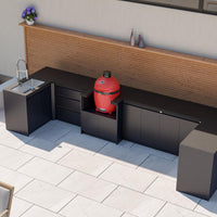 Whistler Fairford Triple Drawer Unit - Black