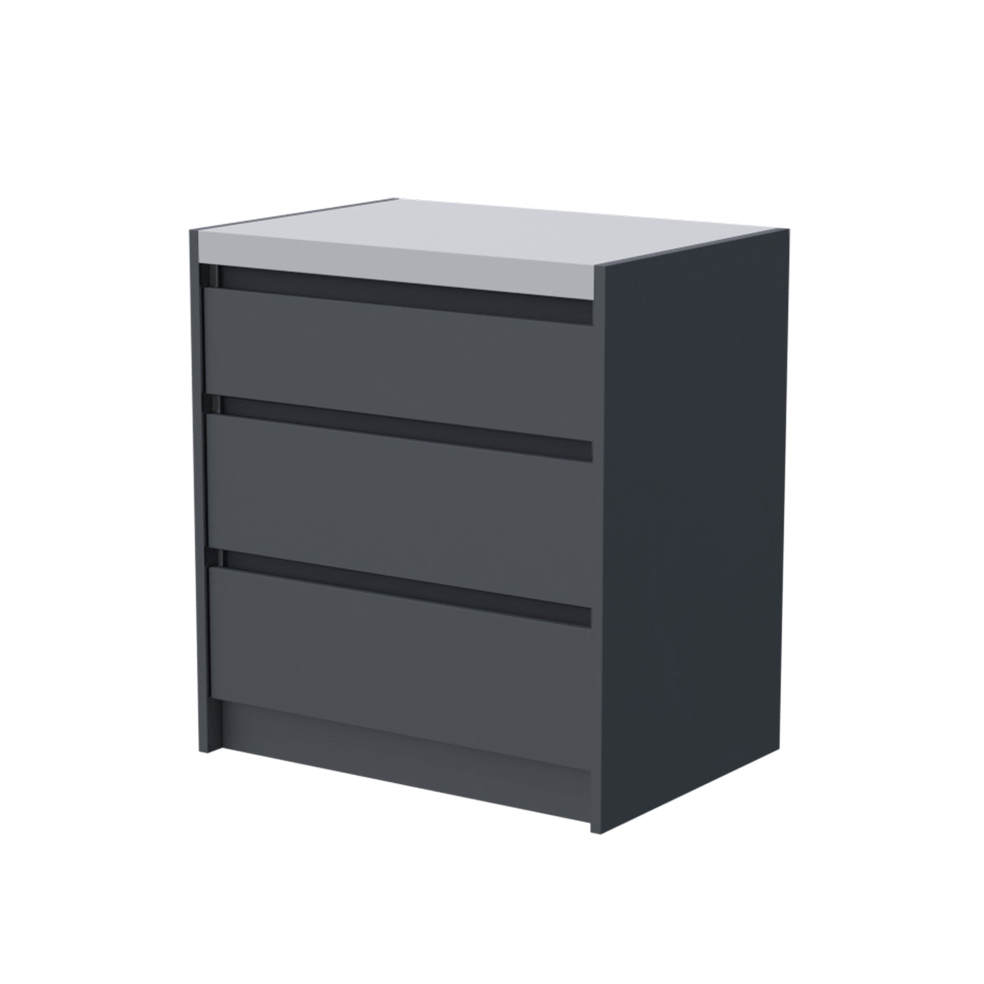 Whistler Fairford Triple Drawer Unit - Grey