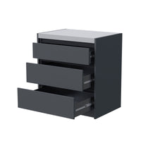 Whistler Fairford Triple Drawer Unit - Grey