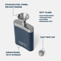 Yeti 7oz (207ml) Flask - Available In Various Colours