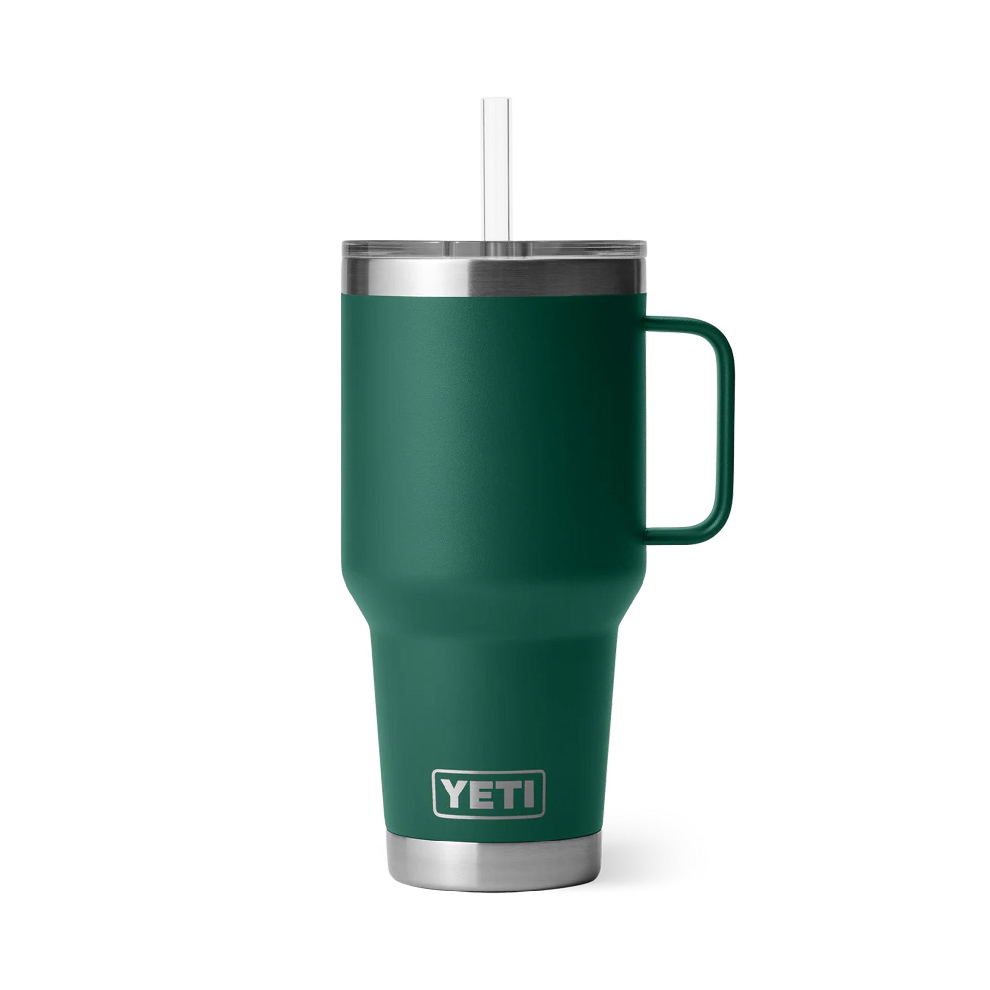 Yeti Rambler 35oz (1035ml) Straw Mug - Black Forest Green Limited Edition Colour