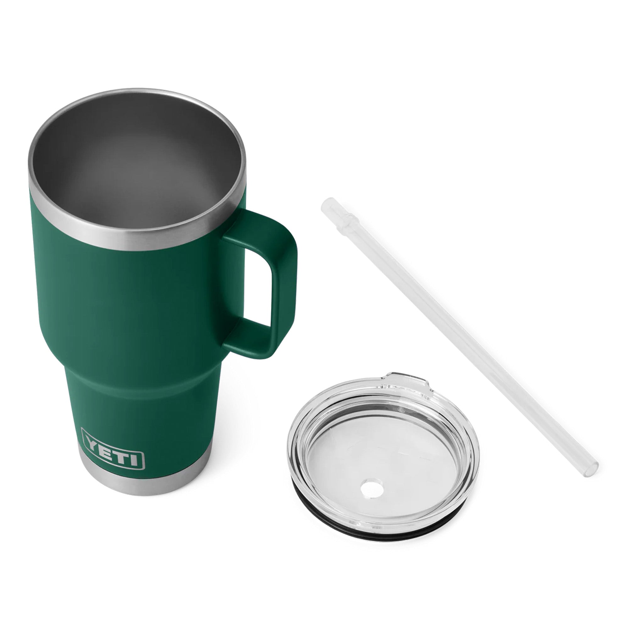 Yeti Rambler 35oz (1035ml) Straw Mug - Black Forest Green Limited Edition Colour