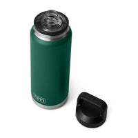 Yeti Rambler 36oz (1.1ltr) Bottle with Chug Cap - Black Forest Green Limited Edition Colour