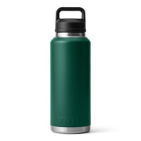 Yeti Rambler 46oz (1.3ltr) Bottle with Chug Cap - Black Forest Green Limited Edition Colour