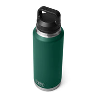 Yeti Rambler 46oz (1.3ltr) Bottle with Chug Cap - Black Forest Green Limited Edition Colour