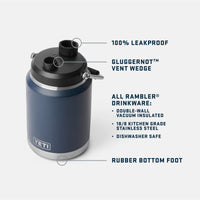 Yeti Rambler Half Gallon (1.89ltrs) Jug - Available in Various Colours