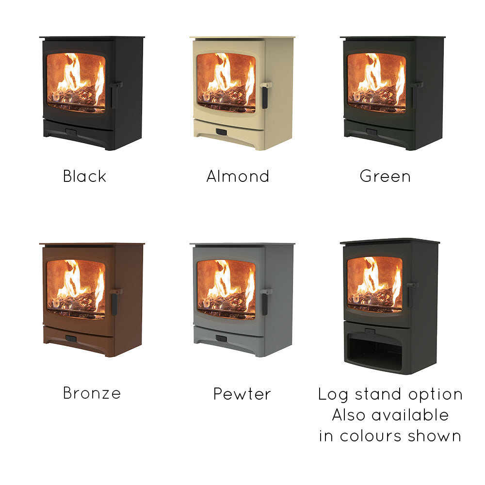 Charnwood Aire 7 Eco Wood Burning Stove - 7kW - DEFRA Approved - EcoDesign Ready