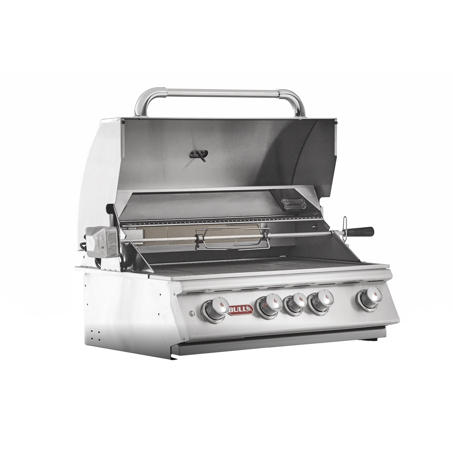 Bull BBQ Component Angus Built-in 4 Burner Gas BBQ Grill - Stainless Steel