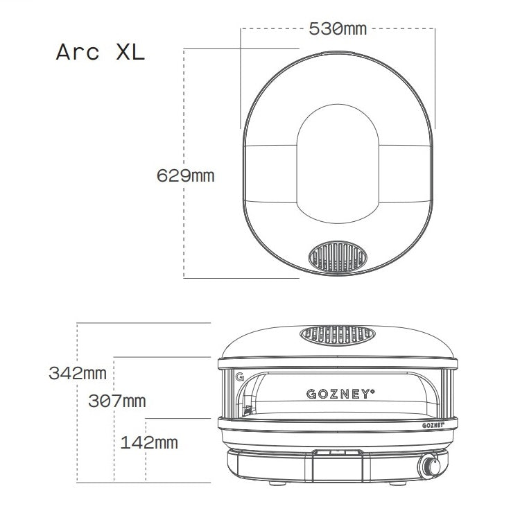 Gozney Arc XL Gas Pizza Oven - Bone