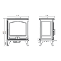 ACR Ashdale 7kW Multi Fuel Stove - EcoDesign Ready