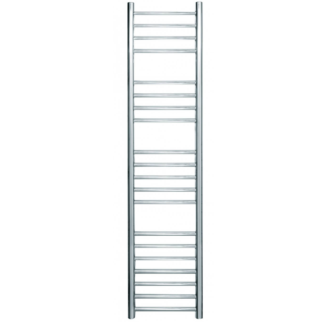 JIS - Ashdown Heated Towel Rail - Satin stainless steel