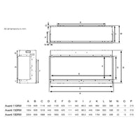 Gazco Onyx Avanti 150RW Electric Fire - Showroom Exclusive