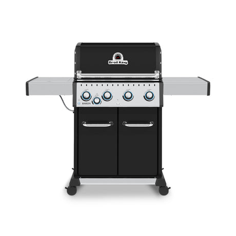 Broil King Baron 440 Gas BBQ - Free Universal Mains Powered Rotisserie Kit Included
