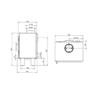 Nordpeis Bergen Wood Burning Stove - EcoDesign Ready