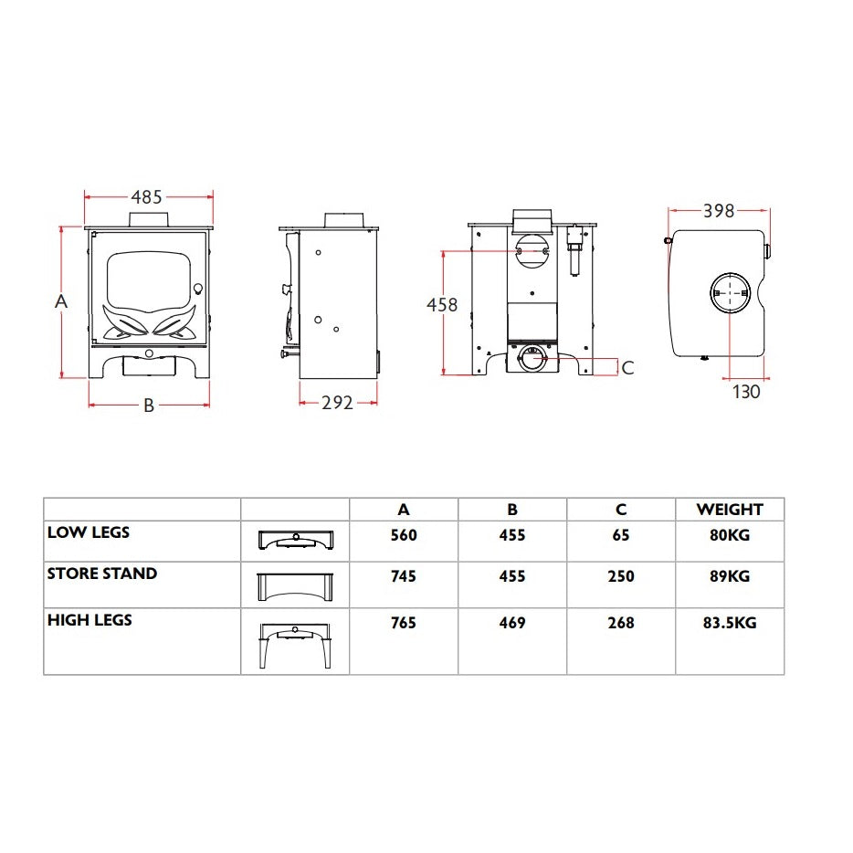 Charnwood Bembridge Wood Burning Stove