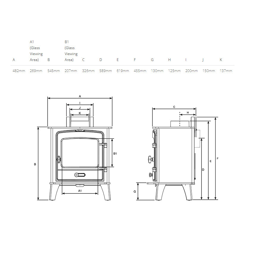 Stovax County 5 Wood Burning Stove