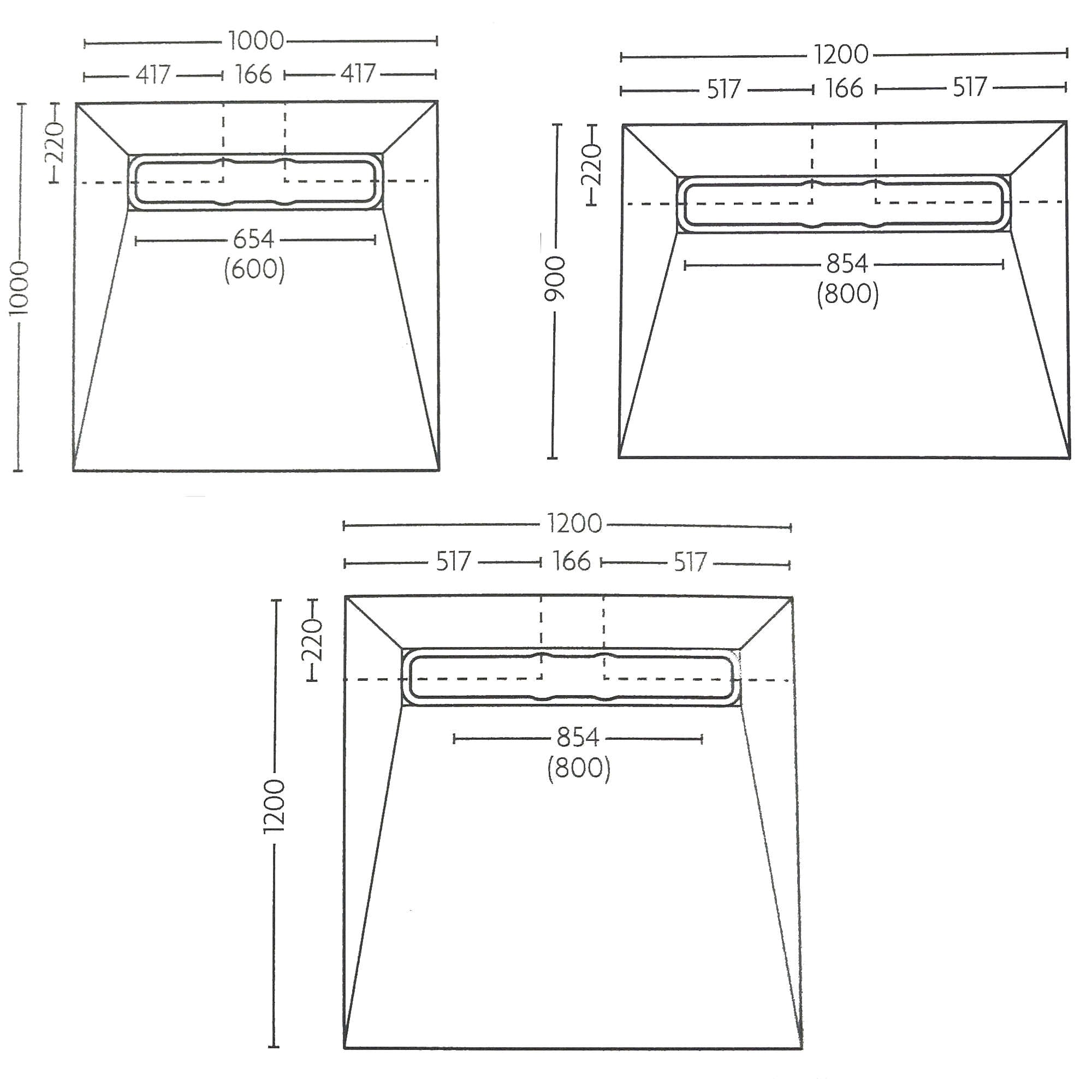 Impey Wet Room Floor Formers - Aqua-Dec Linear 4