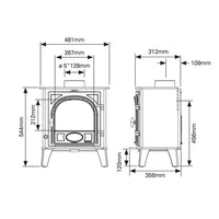 Stovax Stockton 5 Woodburning - Eco Design Ready