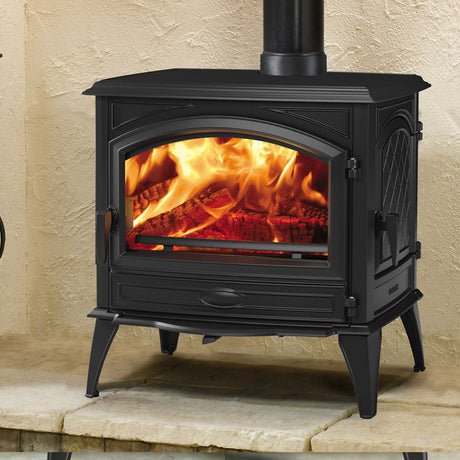 Dovre 760WD Matt Black Cast Iron Wood Burning Stove