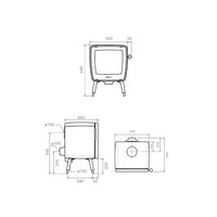Dovre Vintage 35 Wood Burning Stove - EcoDesign Ready