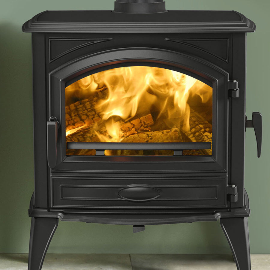 Dovre 640WD Matt Black Cast Iron Wood Burning Stove