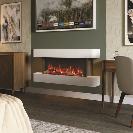 Gazco eStudio Arosa 140 Electric Fire Suite