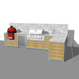 EO Outdoor Kitchen Set D