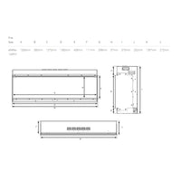 Gazco Fires - eReflex 135RW (Mk2) Electric Inset Fire - Free Mood Lighting Kit