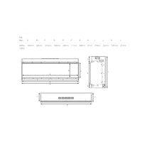 Gazco Fires - eReflex 195RW (Mk2) Electric Inset Fire - Free Mood Lighting Kit