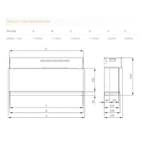 Gazco Fires - eReflex 110W Electric Outset Fire